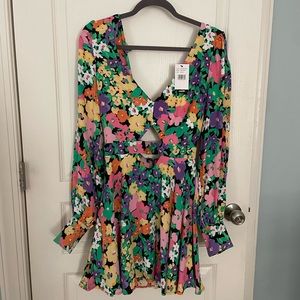 AFRM Neon Garden Dress Size Small